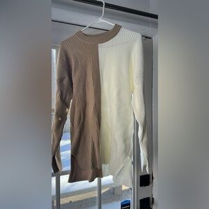 Abercrombie & Fitch Brown and Cream Cardigan. new without tags.